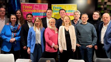 Katrin Helling-Plahr mit ihrem Vorstandsteam